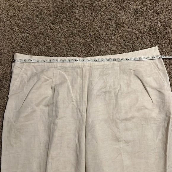 Ruby Rd 24W Beige Linen Trousers - Picture 6 of 8